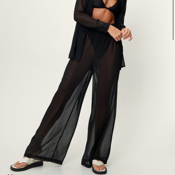 Nasty Gal Swim Nwt Nasty Gal Cover Up Beach Pants Poshmark